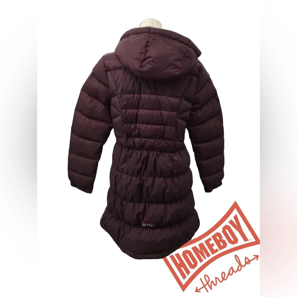 Women's Burgundy Puffer Jacket [USED] - Picture 2 of 3
